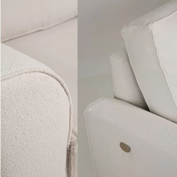 Sofá 2 Lugares, Base em MDF, Carregador USB - FLA004